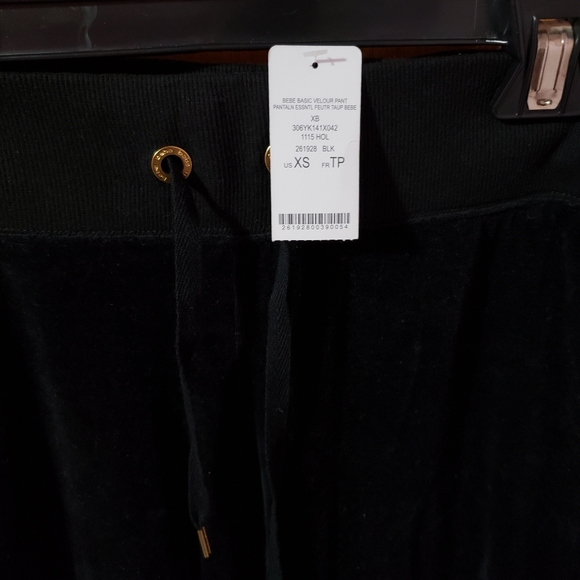 Brand new bebe velour sweatpants - Picture 5 of 5